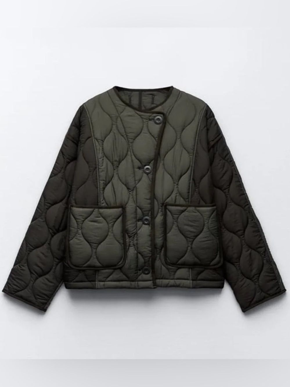 ZARA QUILTED WATER REPELLENT JACKET ZW COLLECTION S 2969